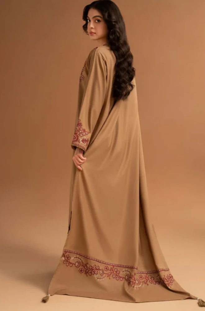 Pezwan - Winter 3PC Dhanak Embroidered Suit - SS0418