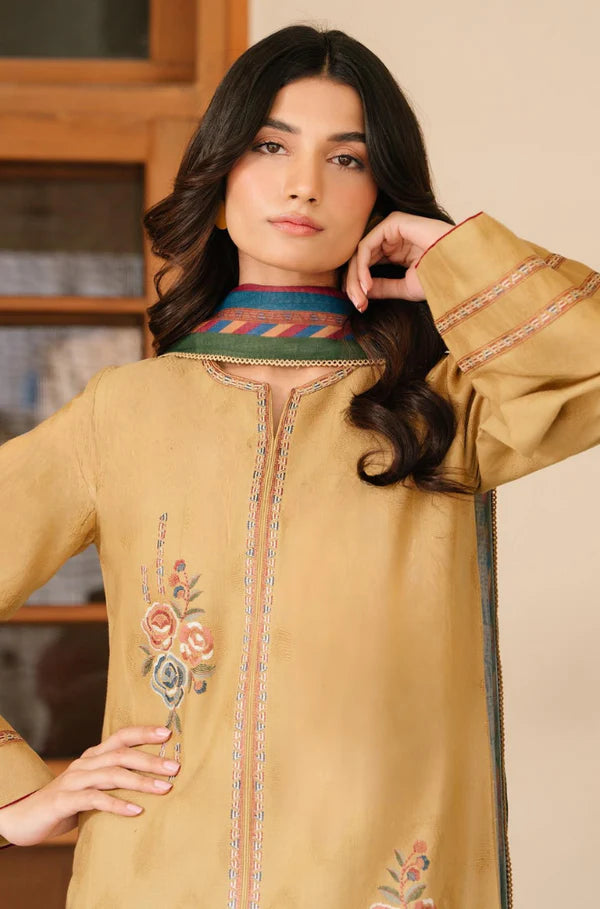 3 Piece - Lawn Embroidered Dress - SUOO81