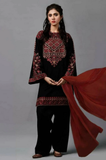 Kasyeria - 3 Piece - Khaddar Embroidered Suit - SU0008