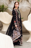 Qalamkar - 3PC Lawn Embroidered Suit - SA0101