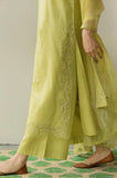 DYOT - 3PC Summer Lawn Embroidered Shirt with Organza Embroidered Dupatta and Trouser - SS0802