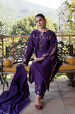 Urge - 3PC Dhanak Embroidered Shirt With Dhanak Embroidered Dupatta and Trouser - SS01064