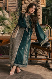 Ziva - 3PC Dhanak Embroidered Shirt With Pashmina Printed Dupatta and Trouser - SS01173