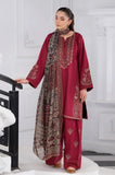 Sapphire - 3PC Dhanak Embroidered Shirt With Wool Printed Dupatta and Trouser - SS01090