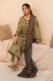 Mohagni- 3 Piece - Dhanak Embroidered Suit - SU0074