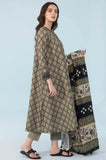 Baroque - 3PC Lawn Printed Shirt with Lawn Printed Dupatta and Trouser - SS0840