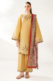 Jazmin - Winter 3PC Dhanak Embroidered Suit - SS0519