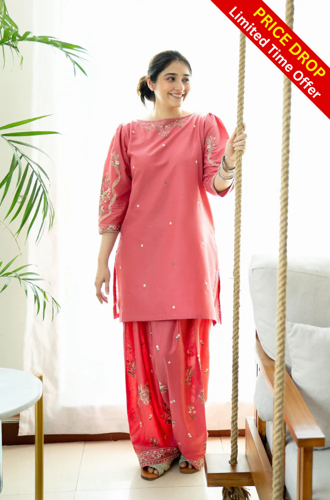 Urge - 2PC Lawn Embroidered Suit - SU0134