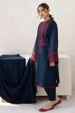 Jazmin - 3PC Dhanak Embroidered Shirt With Dhanak  Dupatta and Trouser - SS0932