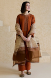 Mishkaa - 3PC Lawn Embroidered Suit - SS0126