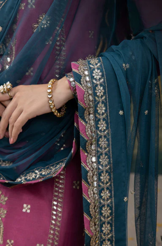 Asim Jofa - 3PC Lawn Embroidered Suit -SS0308