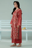 Seran - 3PC Dhanak Embroidered Shirt With Twill Printed Dupatta and Trouser - SS0897