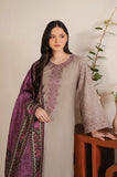 Garnet - 3PC Dhanak Embroidered Shirt With Pashmina Printed Dupatta and Trouser - SS01175