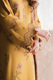 IZEL - Winter 3PC Dhanak ChickenKari Embroidered Suit - SS0537
