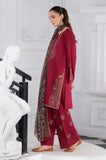 Sapphire - 3PC Dhanak Embroidered Shirt With Wool Printed Dupatta and Trouser - SS01090