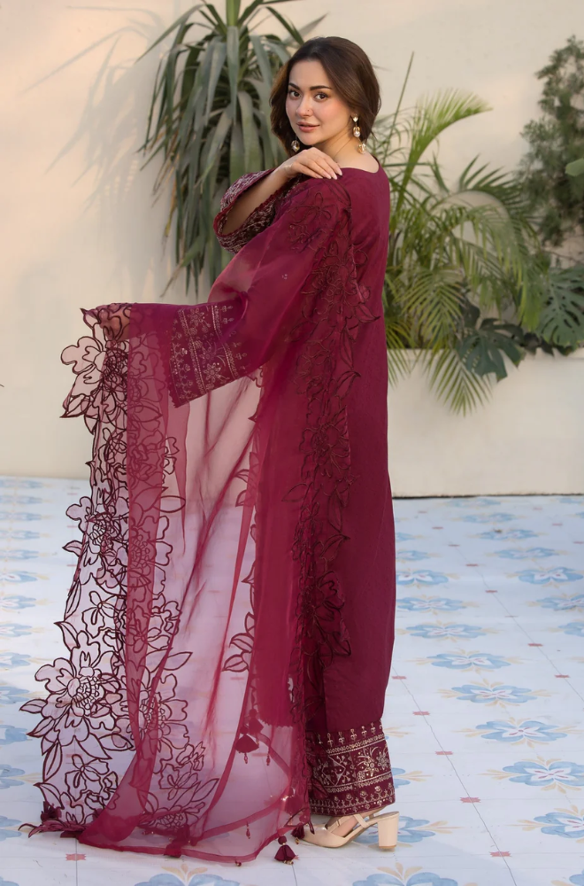 Allys - 3PC Lawn Embroidered Suit - SS0113