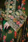Fiona Dilara - Winter 3PC Silk Digital Printed Dress - SS0475