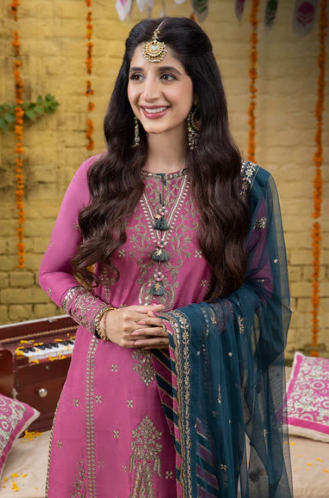 Asim Jofa - 3PC Lawn Embroidered Suit -SS0308