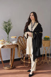 AISLING - 3PC Dhanak  Embroidered Shirt with Plain Wool Dupatta and Trouser - SS0870