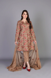 Bareeze - 3PC Lawn Embroidered Shirt - SS0007