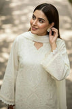 SHANZY - 3PC Lawn Chikankari Embroidered Shirt with Chiffon Embroidered Dupatta and Trouser - SS0653