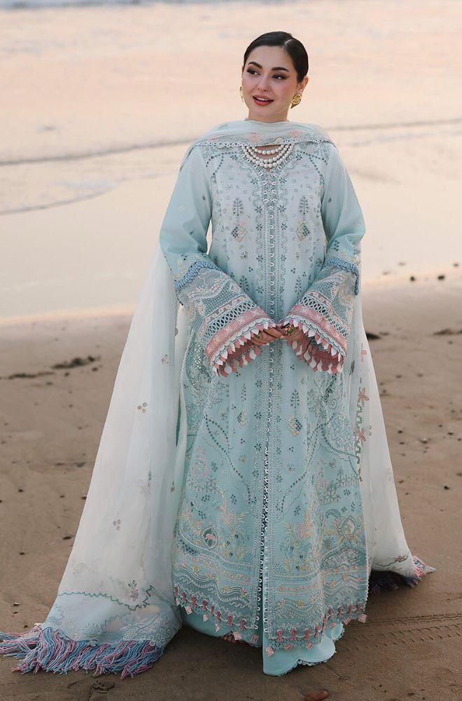 Summer 3Piece Lawn Chikankari Embroidered Suit- SS0754