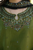 Batik - 3PC Dhanak Embroidered Shirt With Chiffon Embroidered Dupatta and Trouser - SS01057
