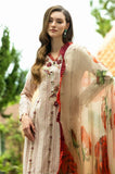 ROHEENAZ - Summer 3PC Lawn Chickankari Embroidered Suit - SS0684