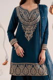 Summer 3PC Lawn Embroidered Suit- SS0736