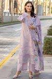 Rang Rasiya - 3PC Lawn Chikankari Embroidered Shirt with Chiffon Embroidered Dupatta and Trouser - SS0779