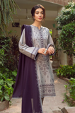 Jazmin - 3PC Dhanak Embroidered Shirt With Embroidered Chiffon Dupatta and Trouser - SS0934