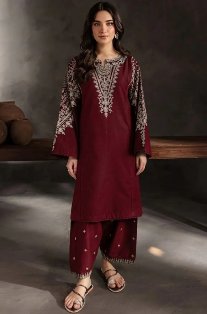 Batik -Summer 2PC Lawn Embroidered Suit - SS0690