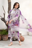 Summer 3PC Lawn Digital Printed Dress - SS0713