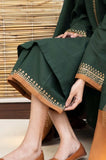 ZARPASH - 3PC Dhanak Embroidered Shirt With Wool Embroidered Dupatta and Trouser - SS0875