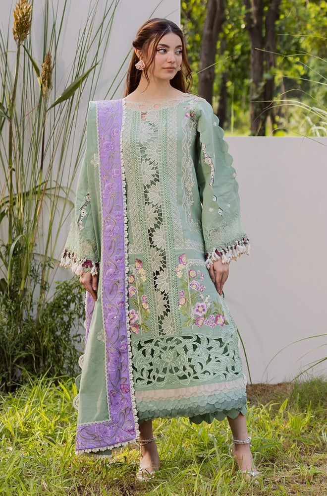 PARISHAY - Summer 3PC Lawn Embroidered Suit - SS0687
