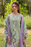 PARISHAY - 3PC Lawn Embroidered Shirt with Slub Cotton Embroidered Dupatta and Trouser - SS0687