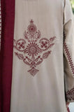 Baroque - 3PC Lawn Embroidered Shirt with Chiffon Embroidered Dupatta and Trouser  - SU0068