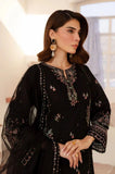 3PC Lawn Embroidered Shirt with Chiffon Embroidered Dupatta and Trouser - SS0661