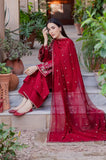Batik - 3PC Dhanak Embroidered Shirt With Chiffon Embroidered Dupatta and Trouser - SS0992