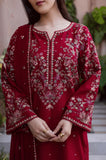 Batik - 3PC Dhanak Embroidered Shirt With Chiffon Embroidered Dupatta and Trouser - SS0992