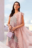 MARIA.B - 3PC Lawn Chikankari Embroidered Shirt with Chiffon Printed Dupatta and Trouser- SS0733