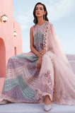 MARIA.B - 3PC Lawn Chikankari Embroidered Shirt with Chiffon Printed Dupatta and Trouser- SS0733