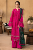Saira Rizwan - 3PC Dhanak Chikankari Embroidered Shirt Wool Printed Dupatta and Trouser - SS01002