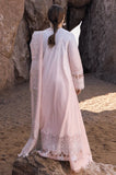 Qalamkar - 3PC Lawn Chikankari Embroidered Shirt with Chiffon Embroidered Dupatta and Trouser - SS0009