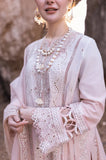Qalamkar - 3PC Lawn Chikankari Embroidered Shirt with Chiffon Embroidered Dupatta and Trouser - SS0009