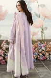 Qalamkar - 3PC Lawn Chikankari Embroidered Shirt with Slub Net Printed Dupatta and Trouser - SA0116