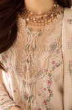 QALAMKAR - 3PC Lawn Chikankari Embroidered Shirt with Monar Embroidered Dupatta and Trouser - SS0724