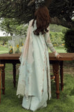 QALAMKAR - 3PC Lawn Chikankari Embroidered Shirt with Monar Embroidered Dupatta and Trouser - SS0725