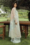 QALAMKAR - 3PC Lawn Chikankari Embroidered Shirt with Monar Embroidered Dupatta and Trouser - SS0725