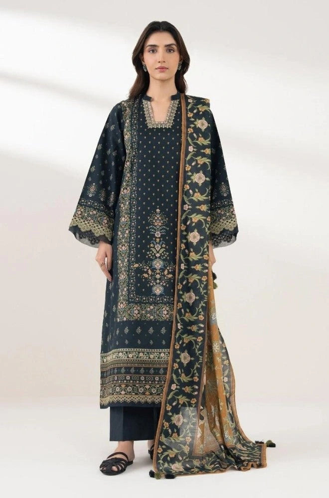 SAPPHIRE - 3PC Lawn Printed Shirt with Lawn Printed Dupatta and Trouser - SS0706